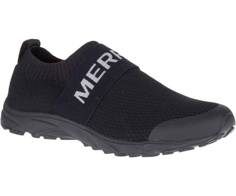 Buty Merrell Riveter Laceless - Buty Codzienne Damskie Merrell - Czarne [QUCPE-2706]